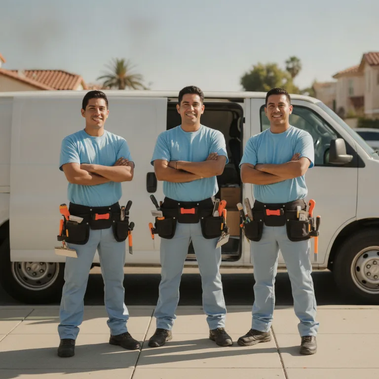 Ladrilhador equipe em Varginha